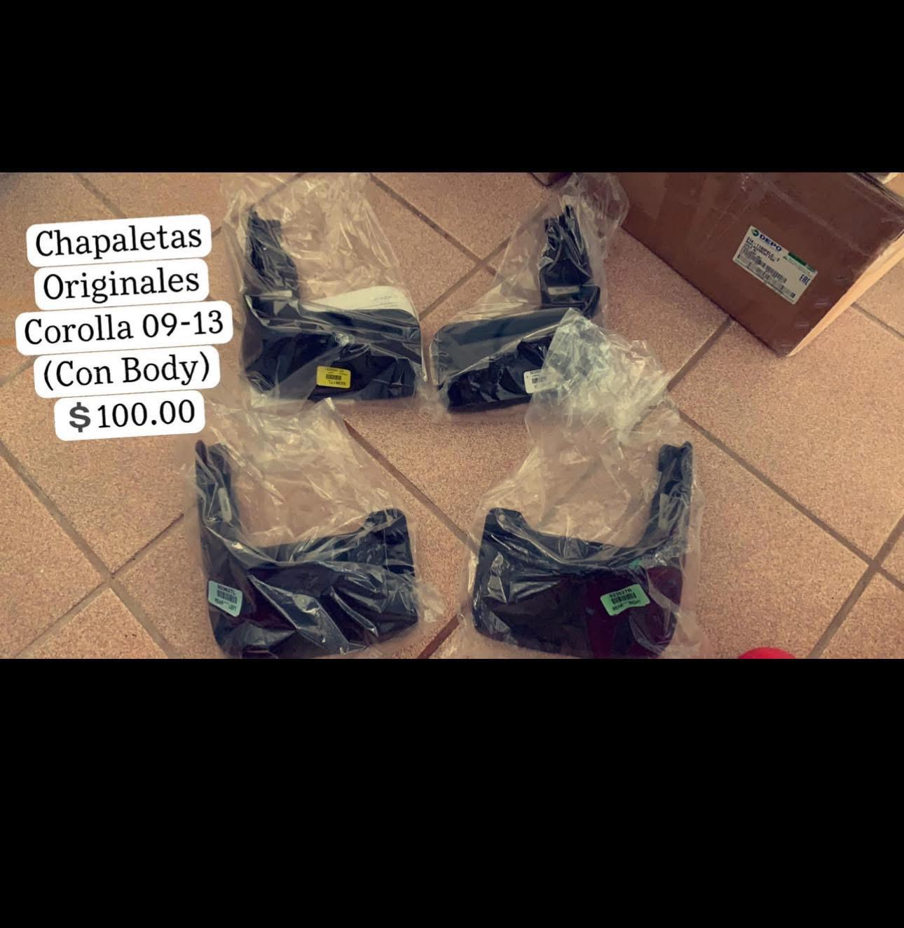 Chapaletas originales Toyota